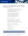 View Our Certifications (PDF)